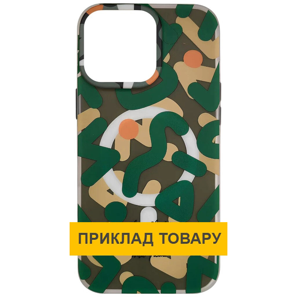 Чохол (накладка) Apple iPhone 17, Epik Pastel Chaos, MagSafe, Зелений - № 1 Чохол (накладка) Apple iPhone 17, Epik Pastel Chaos, MagSafe, Зелений - № 1