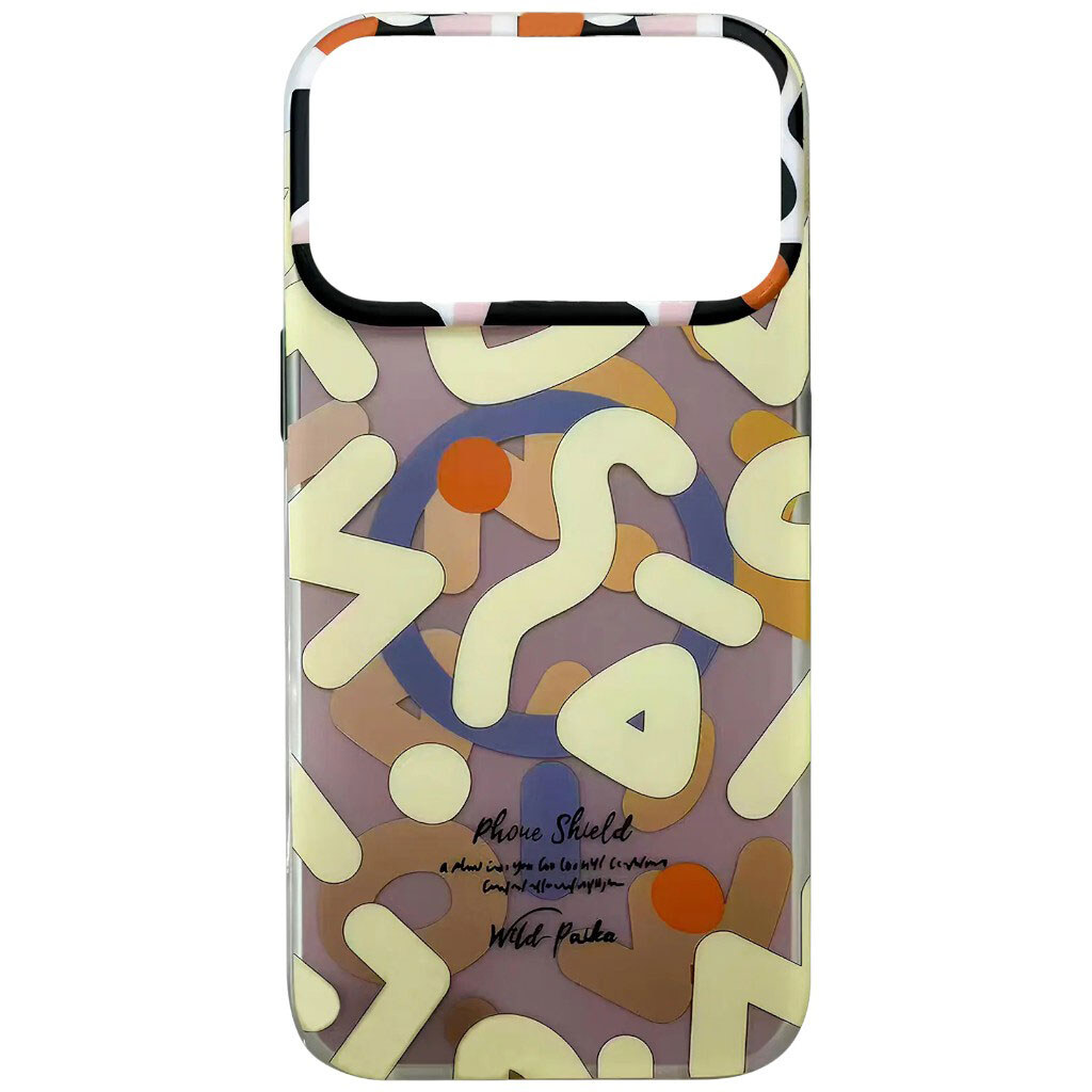 Чохол (накладка) Apple iPhone 17 Pro, Epik Pastel Chaos, MagSafe, Бежевий - № 1 Чохол (накладка) Apple iPhone 17 Pro, Epik Pastel Chaos, MagSafe, Бежевий - № 1