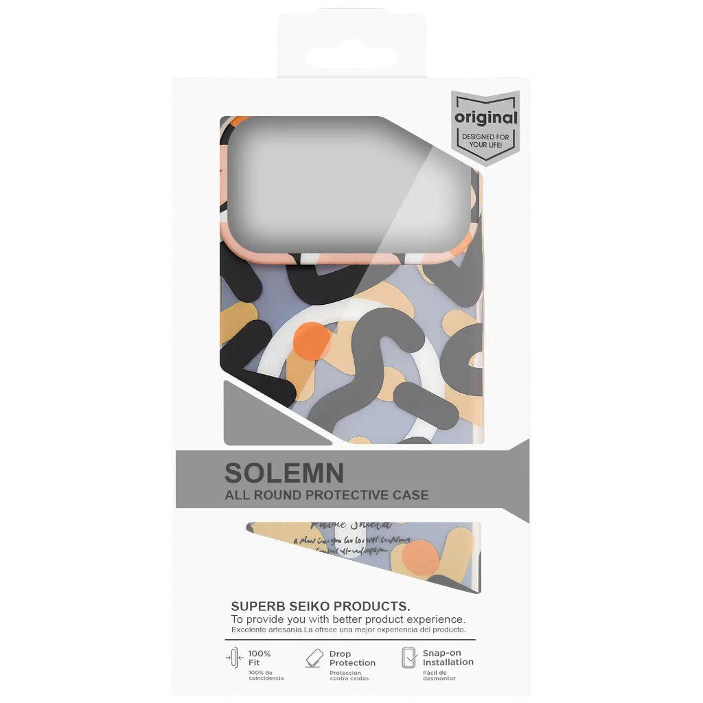 Чохол (накладка) Apple iPhone 17 Pro Max, Epik Pastel Chaos, MagSafe, Чорний - № 2 Чохол (накладка) Apple iPhone 17 Pro Max, Epik Pastel Chaos, MagSafe, Чорний - № 2