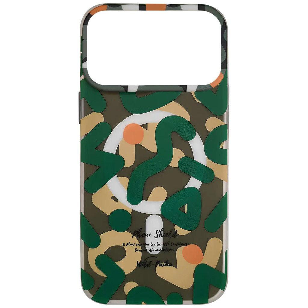 Чохол (накладка) Apple iPhone 17 Pro Max, Epik Pastel Chaos, MagSafe, Зелений - № 1 Чохол (накладка) Apple iPhone 17 Pro Max, Epik Pastel Chaos, MagSafe, Зелений - № 1