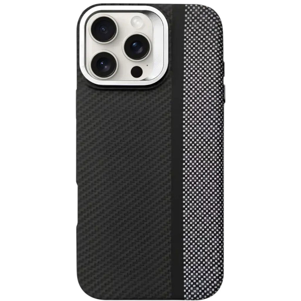 Чехол (накладка) Apple iPhone 16 Pro, Epik Pixel Craft, MagSafe, Carbon Line, Рисунок - № 1 Чехол (накладка) Apple iPhone 16 Pro, Epik Pixel Craft, MagSafe, Carbon Line, Рисунок - № 1