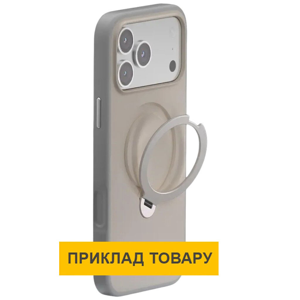 Чохол (накладка) Apple iPhone 17 Air, Epik Metal Buttons, MagSafe, Сірий - № 2 Чохол (накладка) Apple iPhone 17 Air, Epik Metal Buttons, MagSafe, Сірий - № 2