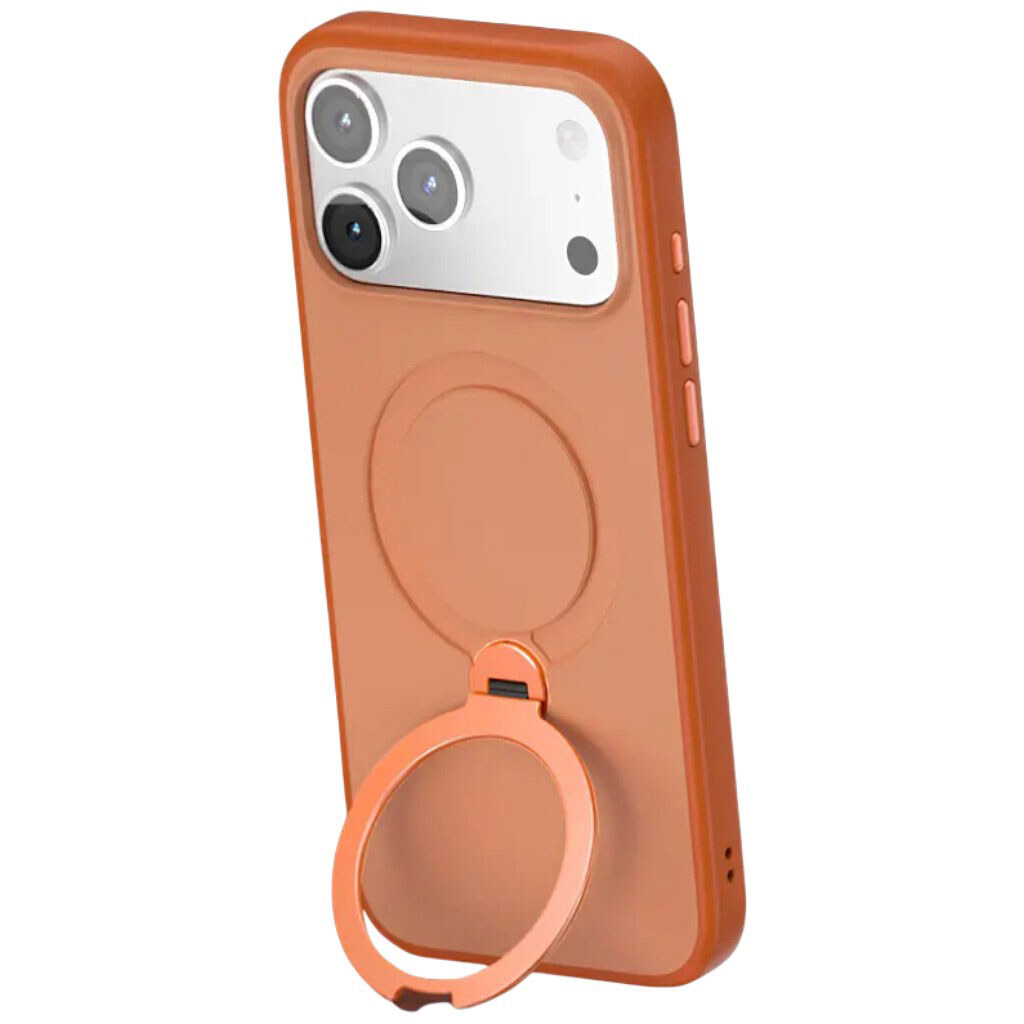 Чохол (накладка) Apple iPhone 17 Pro, Epik Metal Buttons, MagSafe, Помаранчевий - № 2 Чохол (накладка) Apple iPhone 17 Pro, Epik Metal Buttons, MagSafe, Помаранчевий - № 2