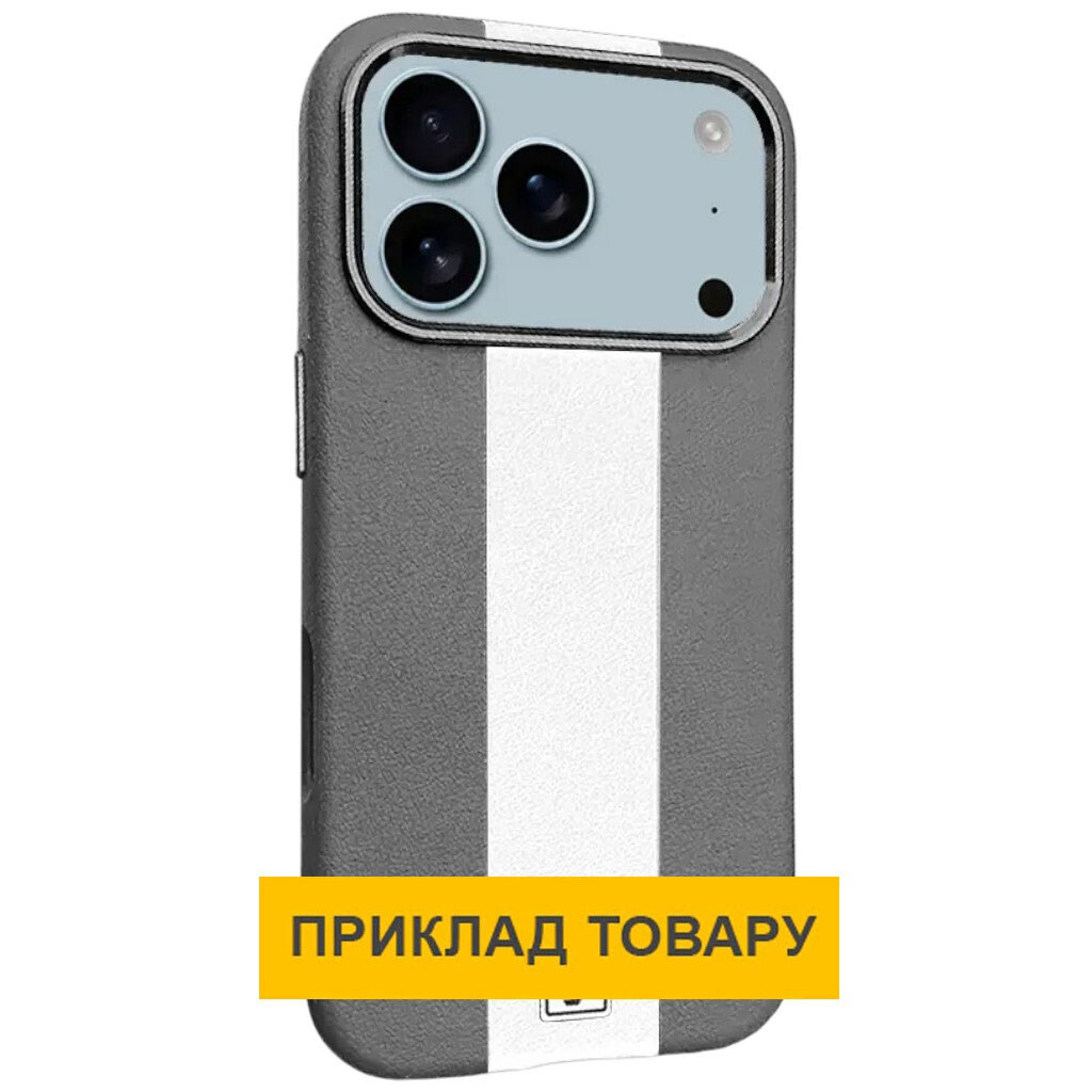 Чохол (накладка) Apple iPhone 17, Epik Rally, Grey/White, MagSafe, Сірий - № 1 Чохол (накладка) Apple iPhone 17, Epik Rally, Grey/White, MagSafe, Сірий - № 1