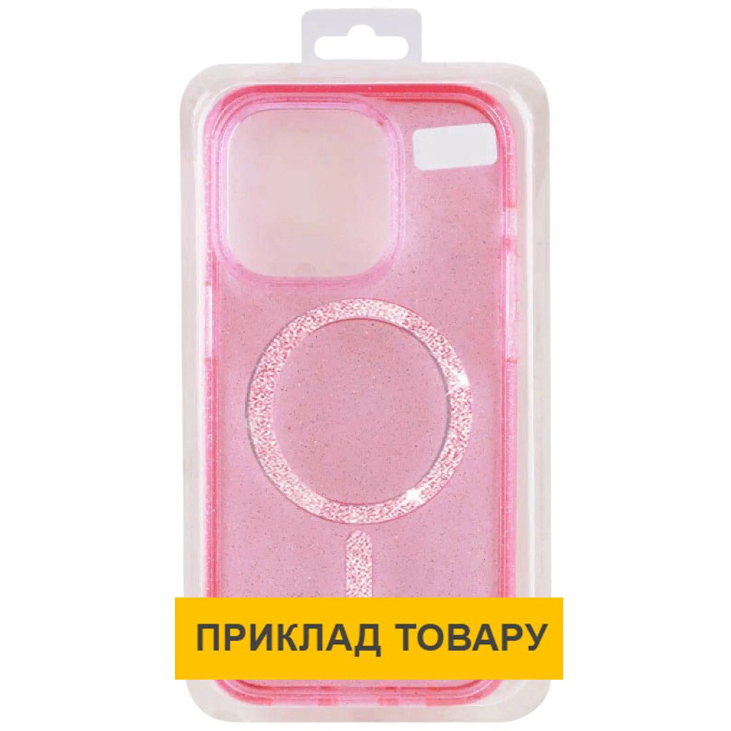 Чехол (накладка) Apple iPhone 17 Air, Epik Eclipse Sparkle, MagSafe, Розовый - № 2 Чехол (накладка) Apple iPhone 17 Air, Epik Eclipse Sparkle, MagSafe, Розовый - № 2