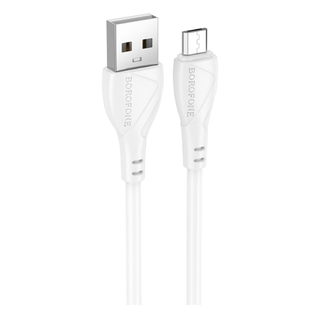 USB кабель Borofone BX121 Energy, mciroUSB, 1.0 м., Білий - № 1 USB кабель Borofone BX121 Energy, mciroUSB, 1.0 м., Білий - № 1