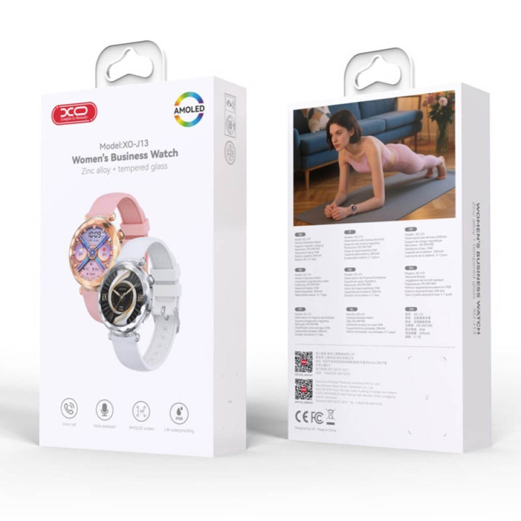 Умные часы XO J13, Розовый - № 7 Умные часы XO J13, Розовый - № 7