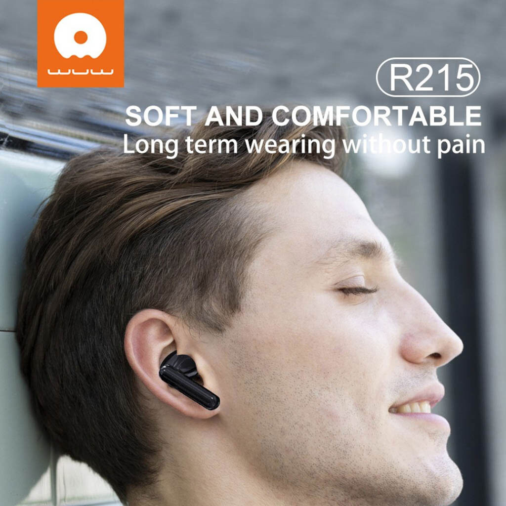 Bluetooth-гарнітура WUW R215, Стерео, Білий - № 3 Bluetooth-гарнітура WUW R215, Стерео, Білий - № 3