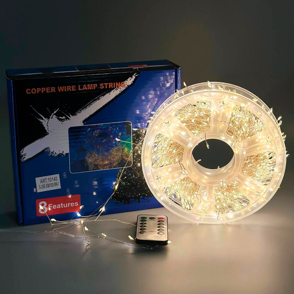 Светодиодная гирлянда Xmas Мишура, 30.0 м. - № 1 Светодиодная гирлянда Xmas Мишура, 30.0 м. - № 1