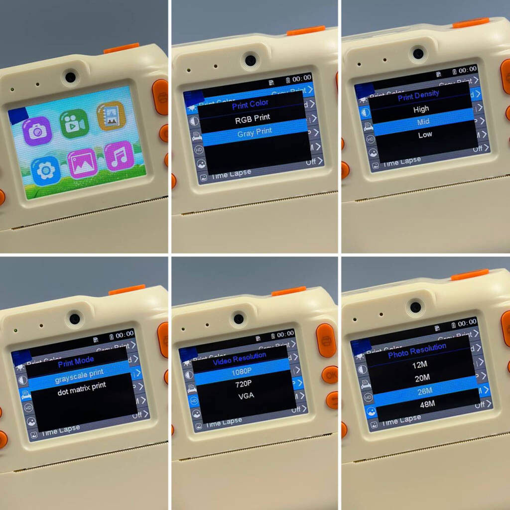 Дитяча фотокамера D102 Color Printing, Блакитний - № 4 Дитяча фотокамера D102 Color Printing, Блакитний - № 4