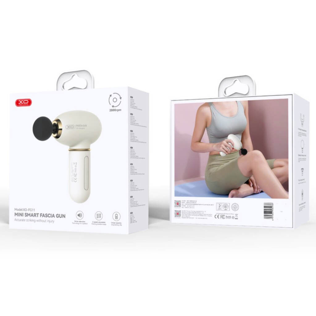 Масажер XO FG11 Mini, Білий - № 7 Масажер XO FG11 Mini, Білий - № 7