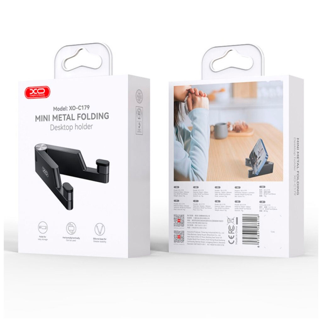 Держатель (Холдер) XO C179 Mini, Черный - № 5 Держатель (Холдер) XO C179 Mini, Черный - № 5