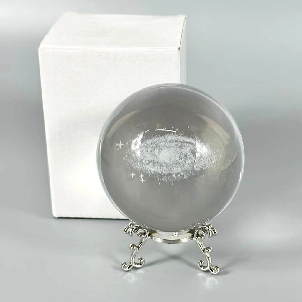 Нічник Кристалічна Куля AT-D6-6, Срібний - № 5 Нічник Кристалічна Куля AT-D6-6, Срібний - № 5