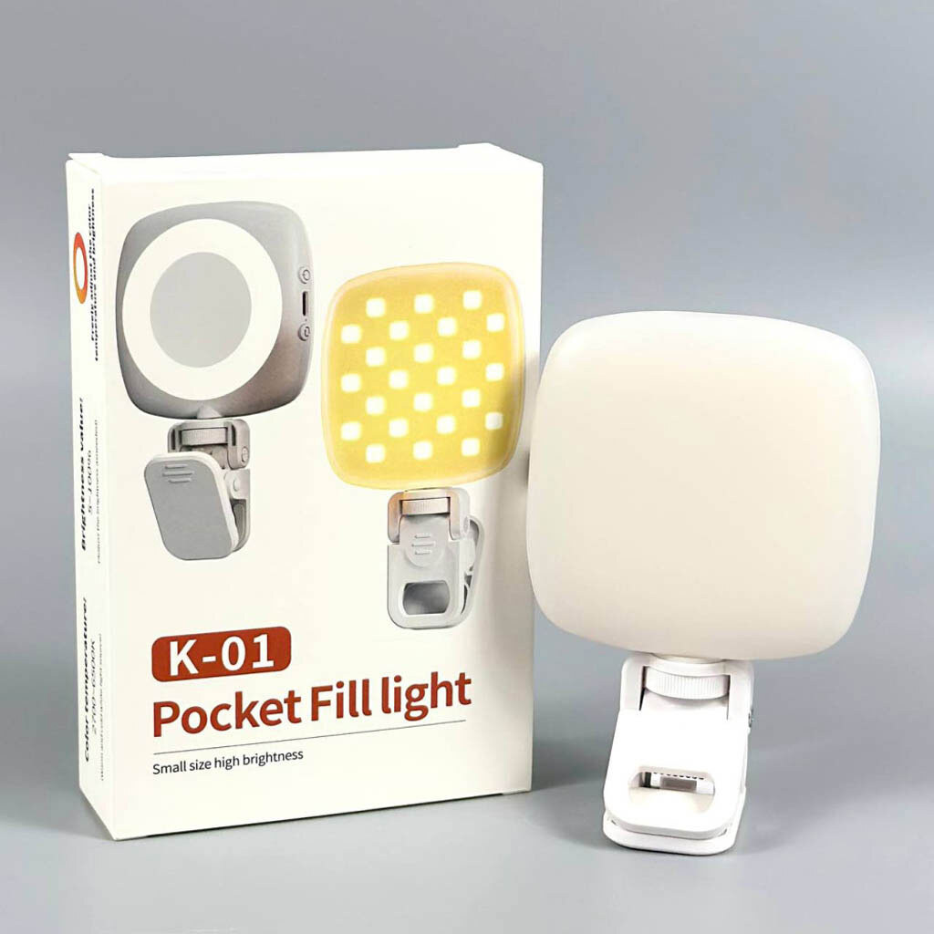 Видеосвет K-01, Белый - № 9 Видеосвет K-01, Белый - № 9