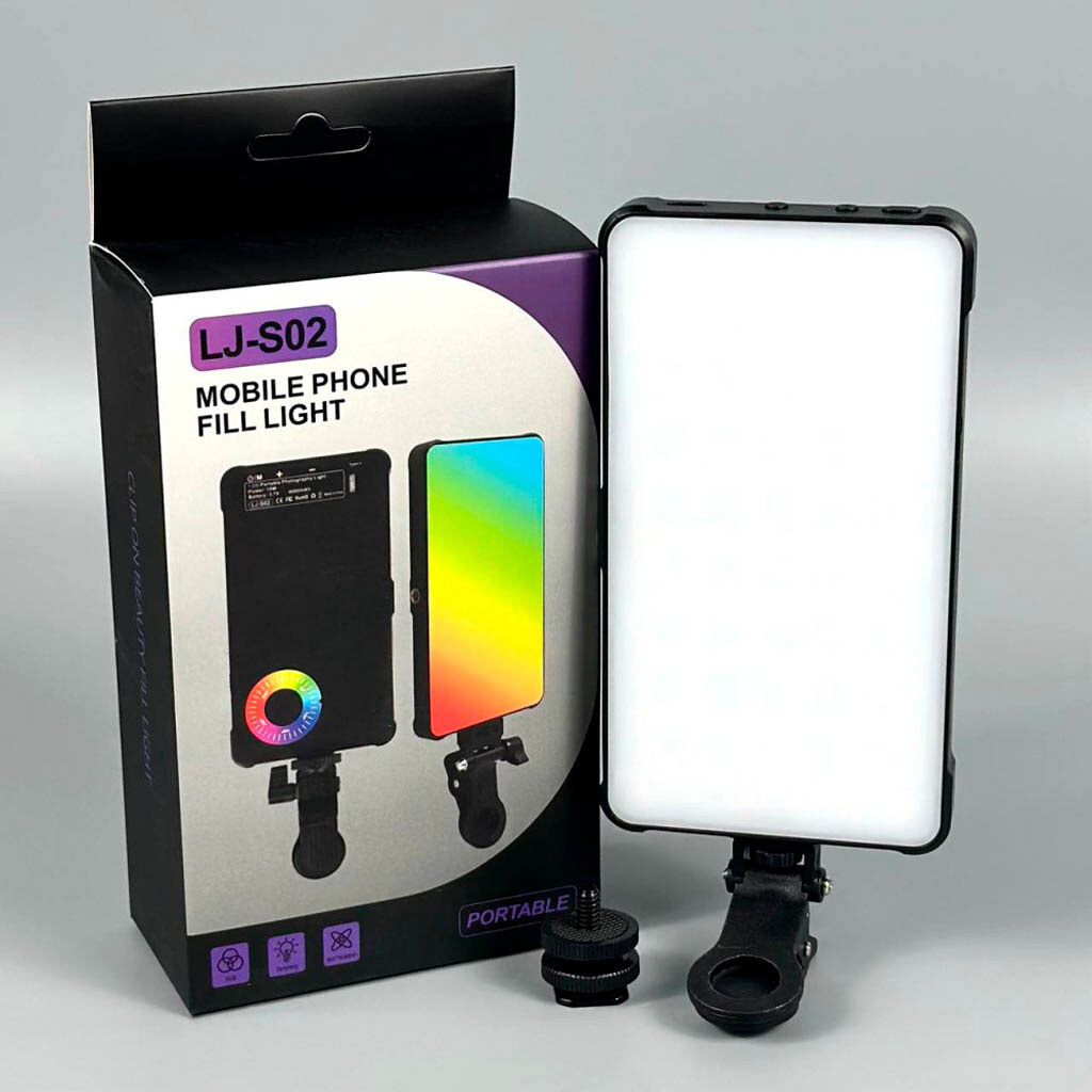 Видеосвет LJ-S02, Черный - № 10 Видеосвет LJ-S02, Черный - № 10