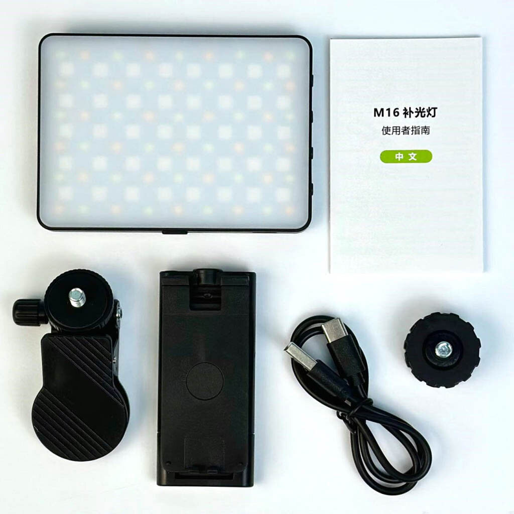 Відеосвітло M16, Чорний - № 2 Відеосвітло M16, Чорний - № 2