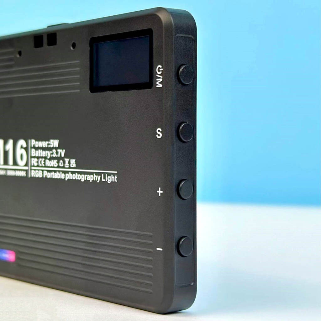 Відеосвітло M16, Чорний - № 5 Відеосвітло M16, Чорний - № 5