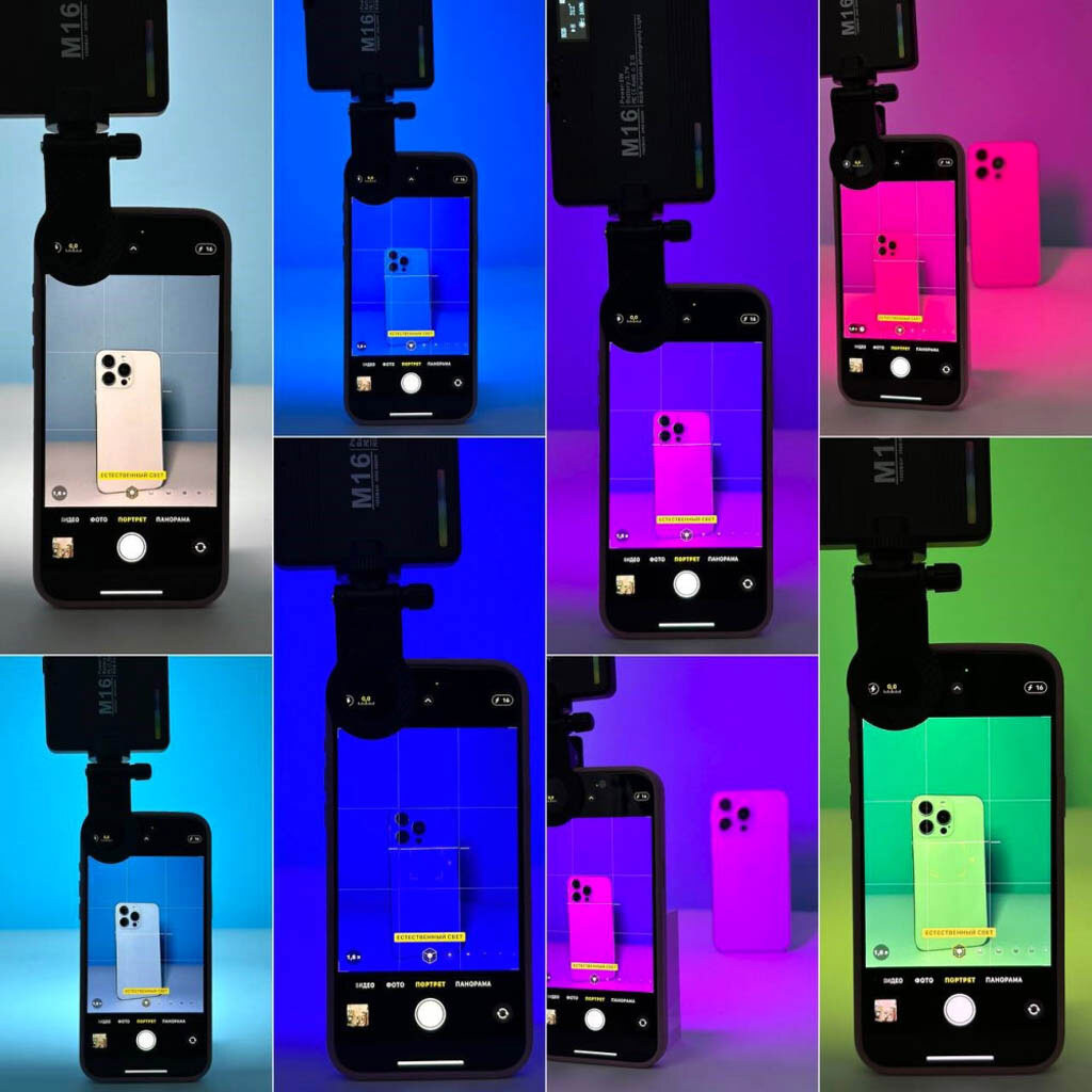 Відеосвітло M16, Чорний - № 9 Відеосвітло M16, Чорний - № 9