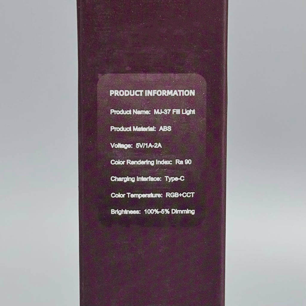Відеосвітло MJ-37, Чорний - № 4 Відеосвітло MJ-37, Чорний - № 4