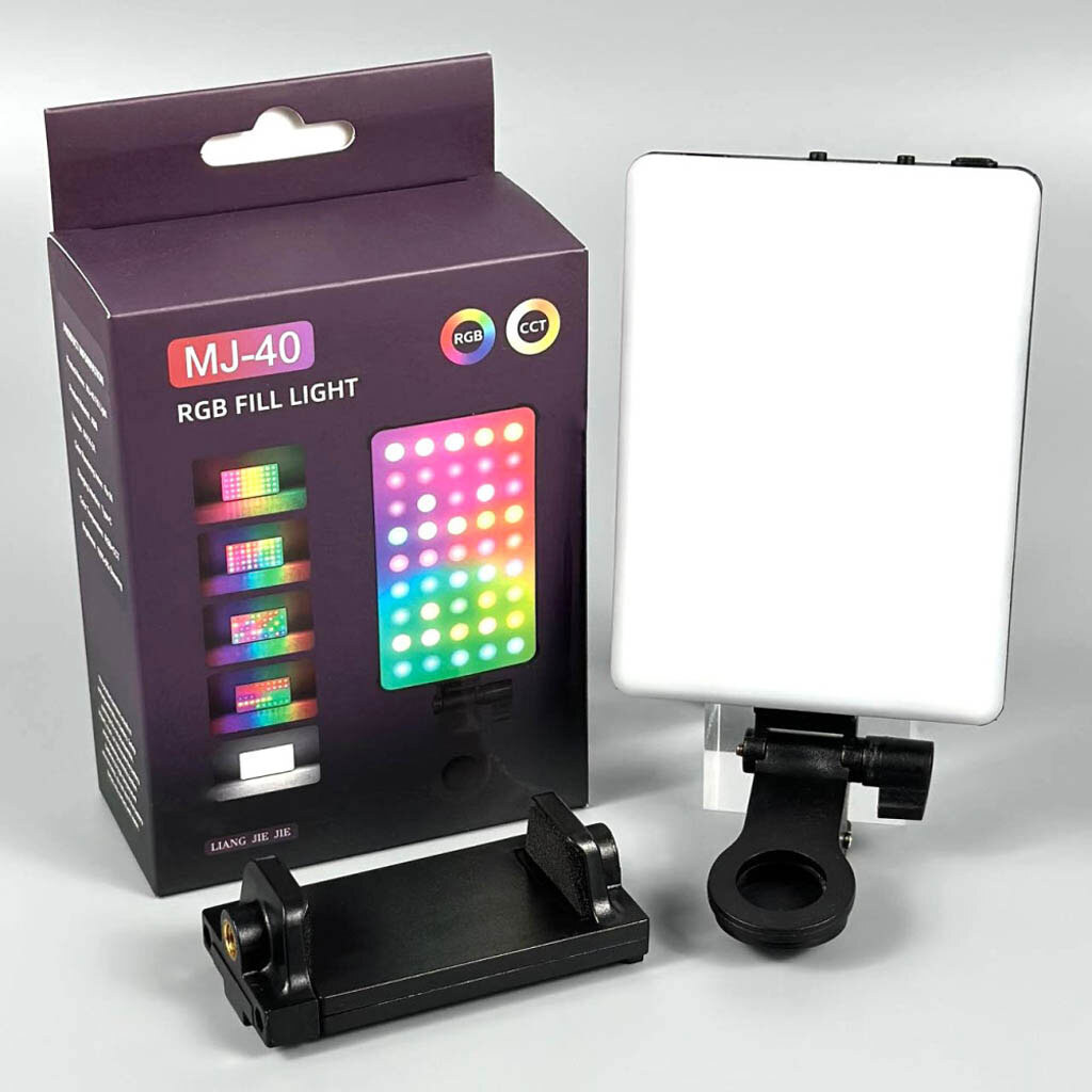 Відеосвітло MJ-40, Чорний - № 10 Відеосвітло MJ-40, Чорний - № 10