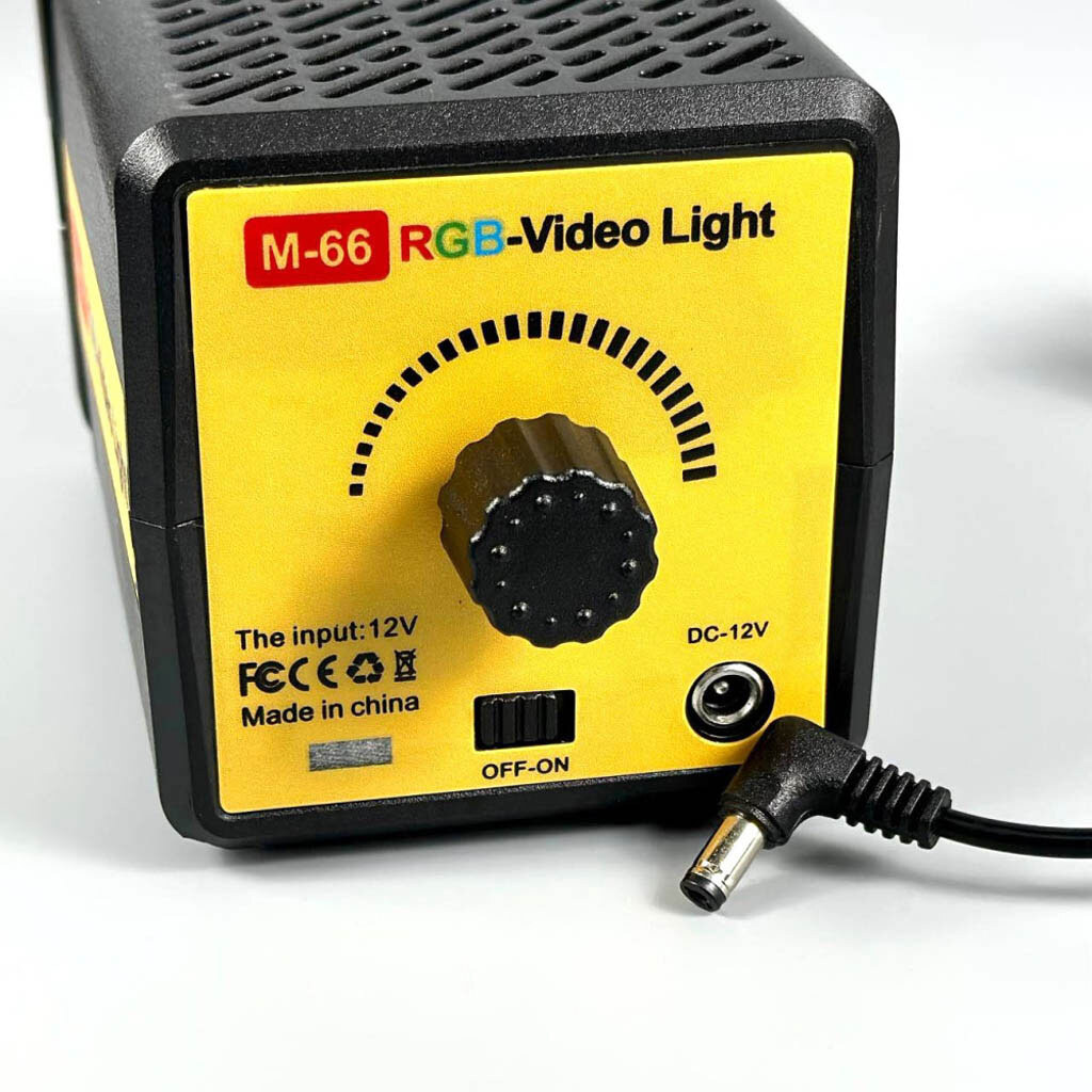 Відеосвітло Video Light M-66, Чорний - № 3 Відеосвітло Video Light M-66, Чорний - № 3