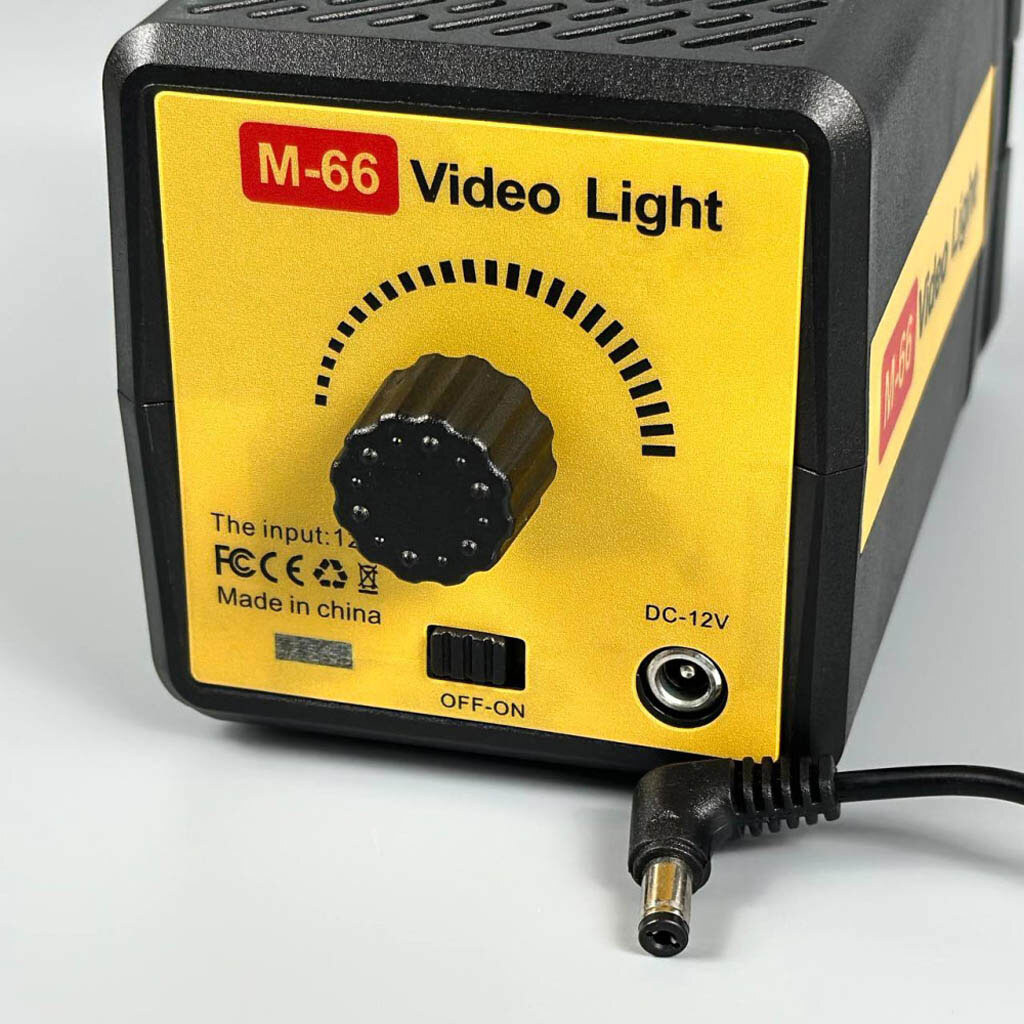 Відеосвітло Video Light M-66, Чорний - № 6 Відеосвітло Video Light M-66, Чорний - № 6