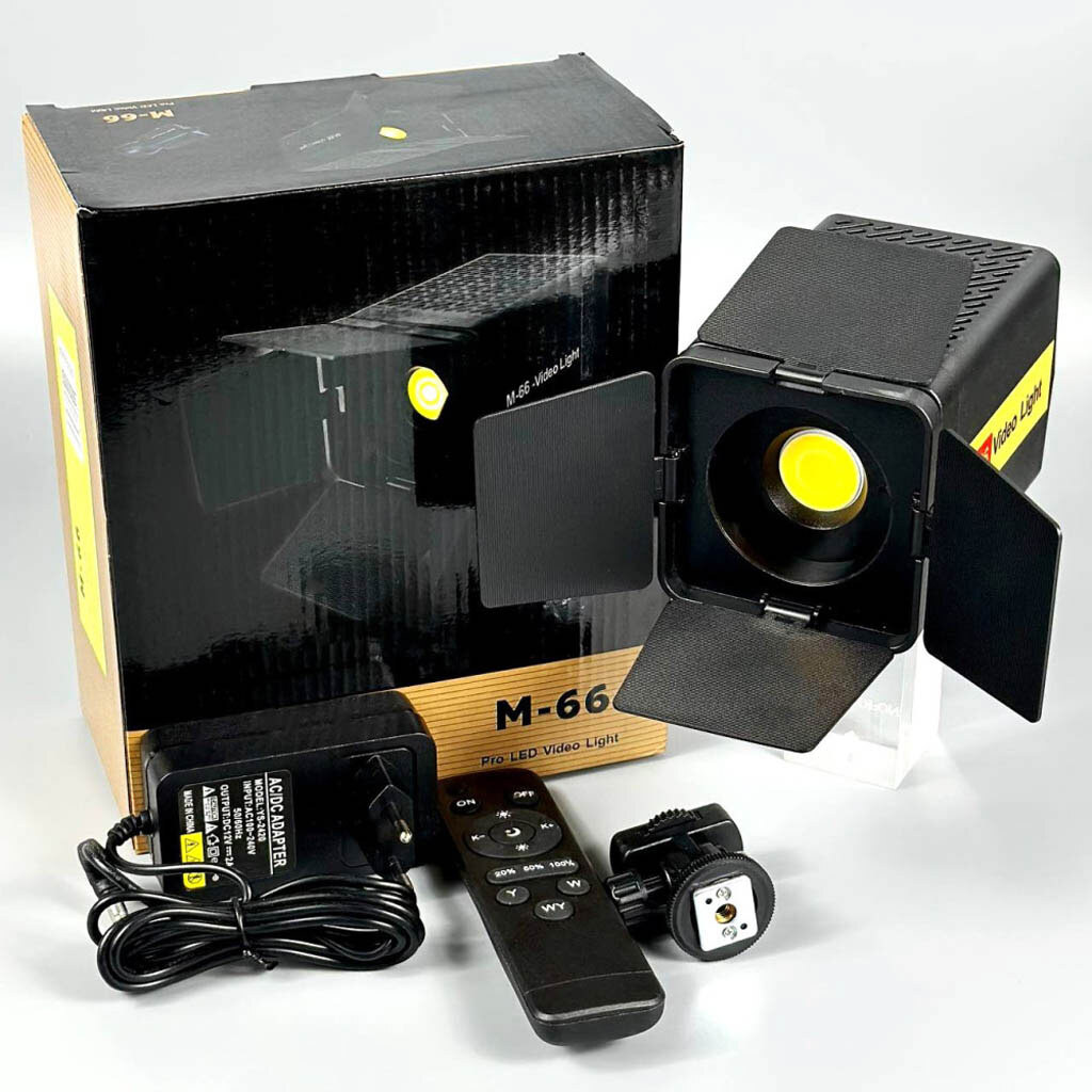 Відеосвітло Video Light M-66, Чорний - № 9 Відеосвітло Video Light M-66, Чорний - № 9