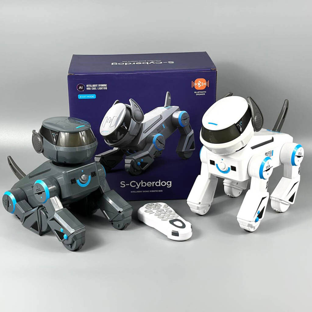 Робот-собака на пульті радіокерування S-Cyberdog BG 1544, Сірий - № 11 Робот-собака на пульті радіокерування S-Cyberdog BG 1544, Сірий - № 11