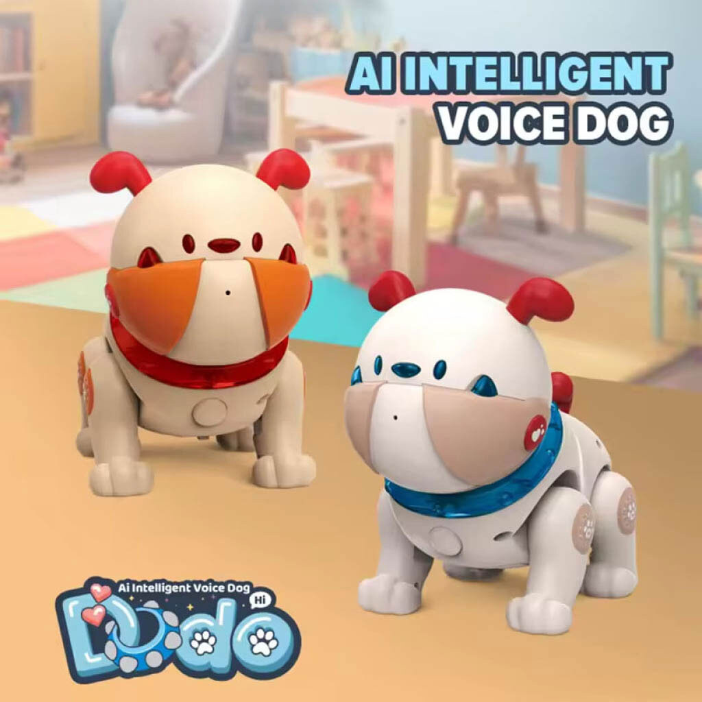Робот-собака на пульті радіокерування Voice Ai Pet Dodo BG1539, Бежевий - № 3 Робот-собака на пульті радіокерування Voice Ai Pet Dodo BG1539, Бежевий - № 3