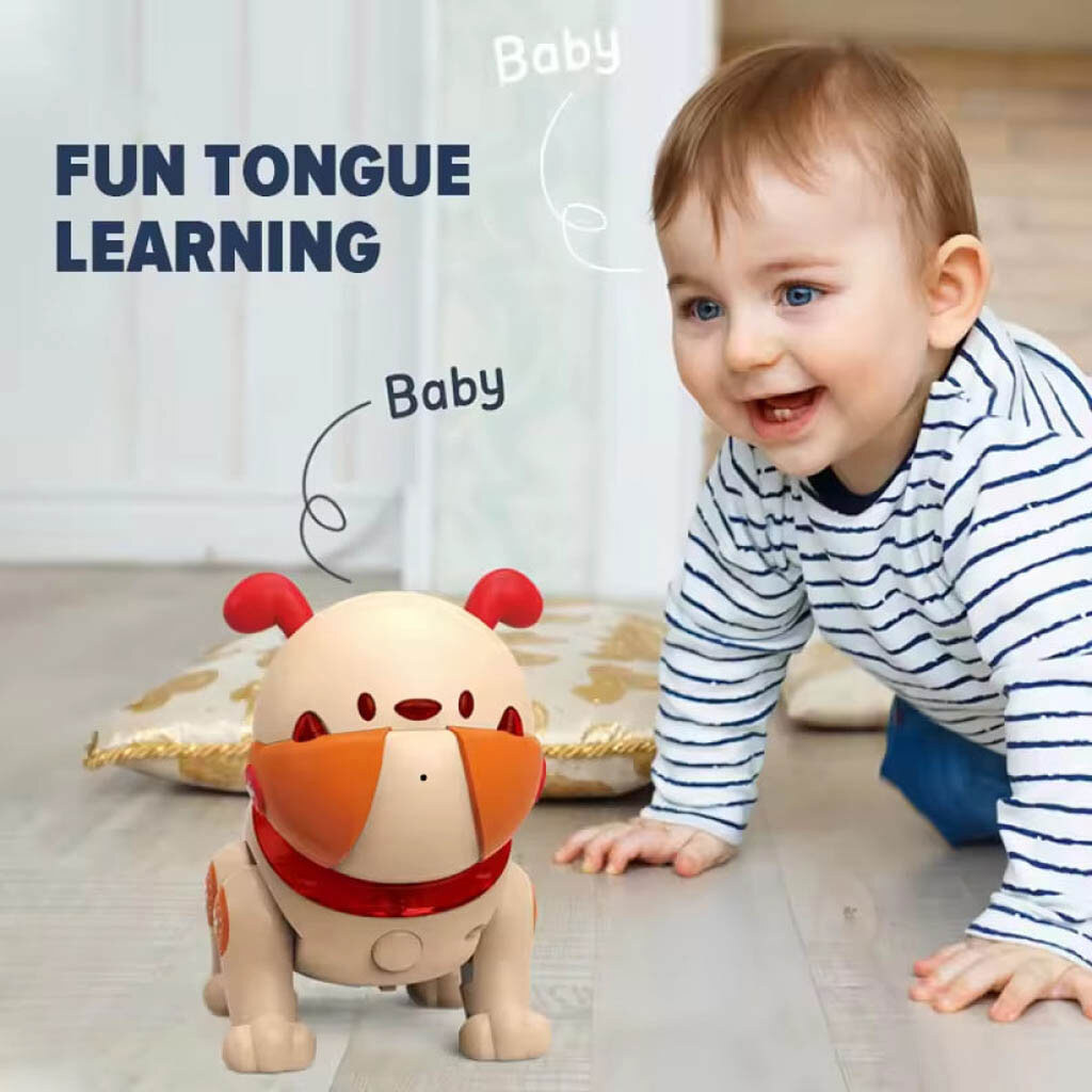 Робот-собака на пульті радіокерування Voice Ai Pet Dodo BG1539, Бежевий - № 4 Робот-собака на пульті радіокерування Voice Ai Pet Dodo BG1539, Бежевий - № 4