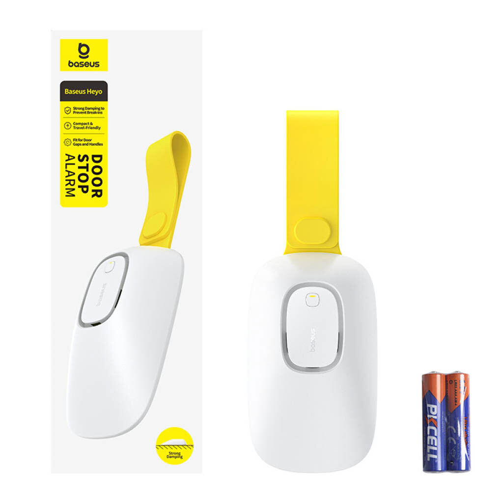 Сигналізація дверного упору Baseus Z0004900 Heyo Door Stop Alarm, Білий - № 2 Сигналізація дверного упору Baseus Z0004900 Heyo Door Stop Alarm, Білий - № 2
