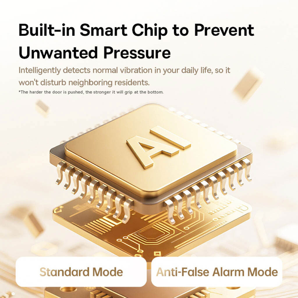 Сигналізація дверного упору Baseus Z0004900 Heyo Door Stop Alarm, Білий - № 7 Сигналізація дверного упору Baseus Z0004900 Heyo Door Stop Alarm, Білий - № 7