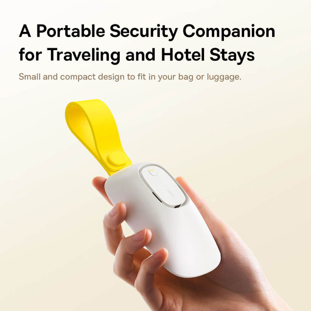 Сигналізація дверного упору Baseus Z0004900 Heyo Door Stop Alarm, Білий - № 8 Сигналізація дверного упору Baseus Z0004900 Heyo Door Stop Alarm, Білий - № 8