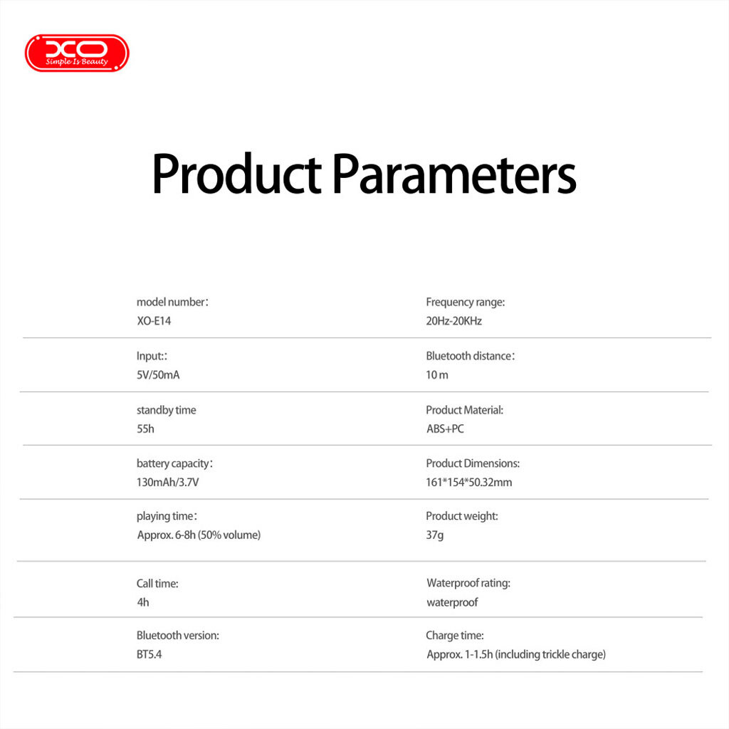 Смарт-окуляри XO E14 Audio, Чорний - № 4 Смарт-окуляри XO E14 Audio, Чорний - № 4