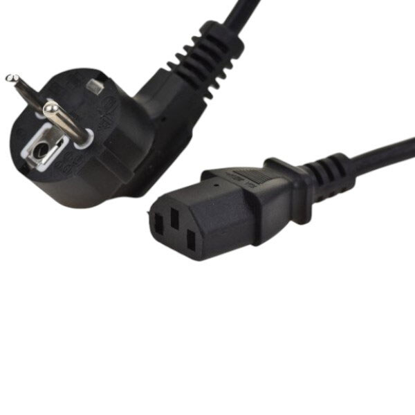 Шнур мережевий 3x0.75мм IEC C13 (3м) чорний - № 1 Шнур мережевий 3x0.75мм IEC C13 (3м) чорний - № 1