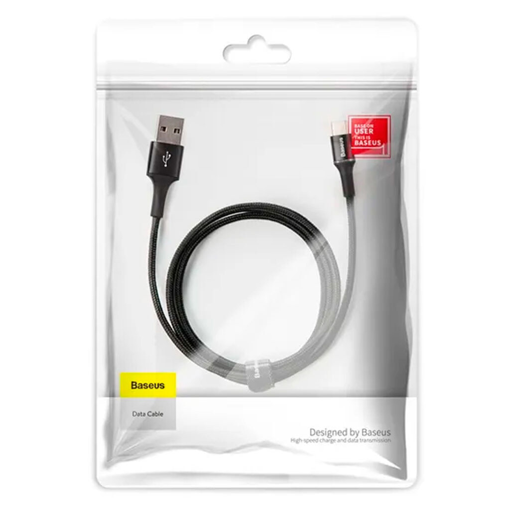 USB кабель Baseus Halo HW, Type-C, 1.0 м., Черный - № 2 USB кабель Baseus Halo HW, Type-C, 1.0 м., Черный - № 2