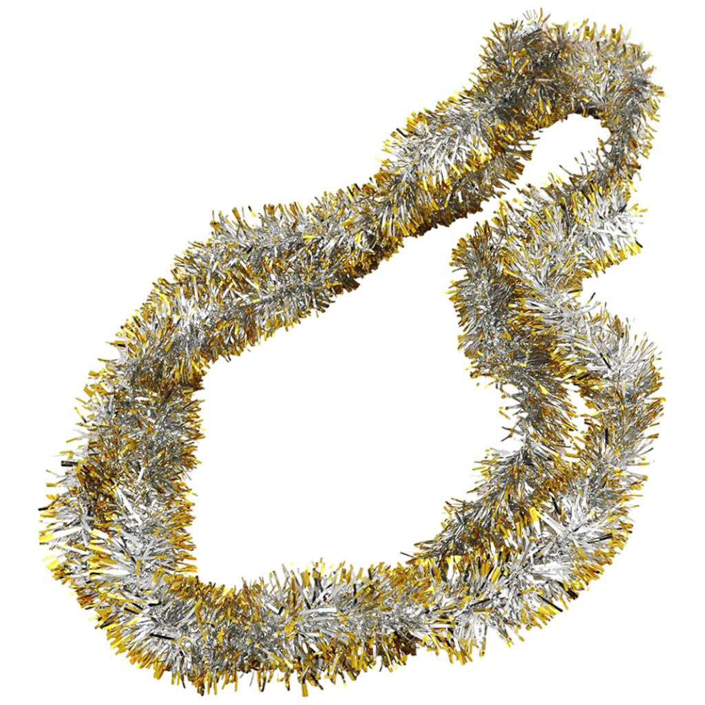 Дощик новорічний двоколірний, d=5 см, 2 м, 10 г, Mirko - № 1 Дощик новорічний двоколірний, d=5 см, 2 м, 10 г, Mirko - № 1