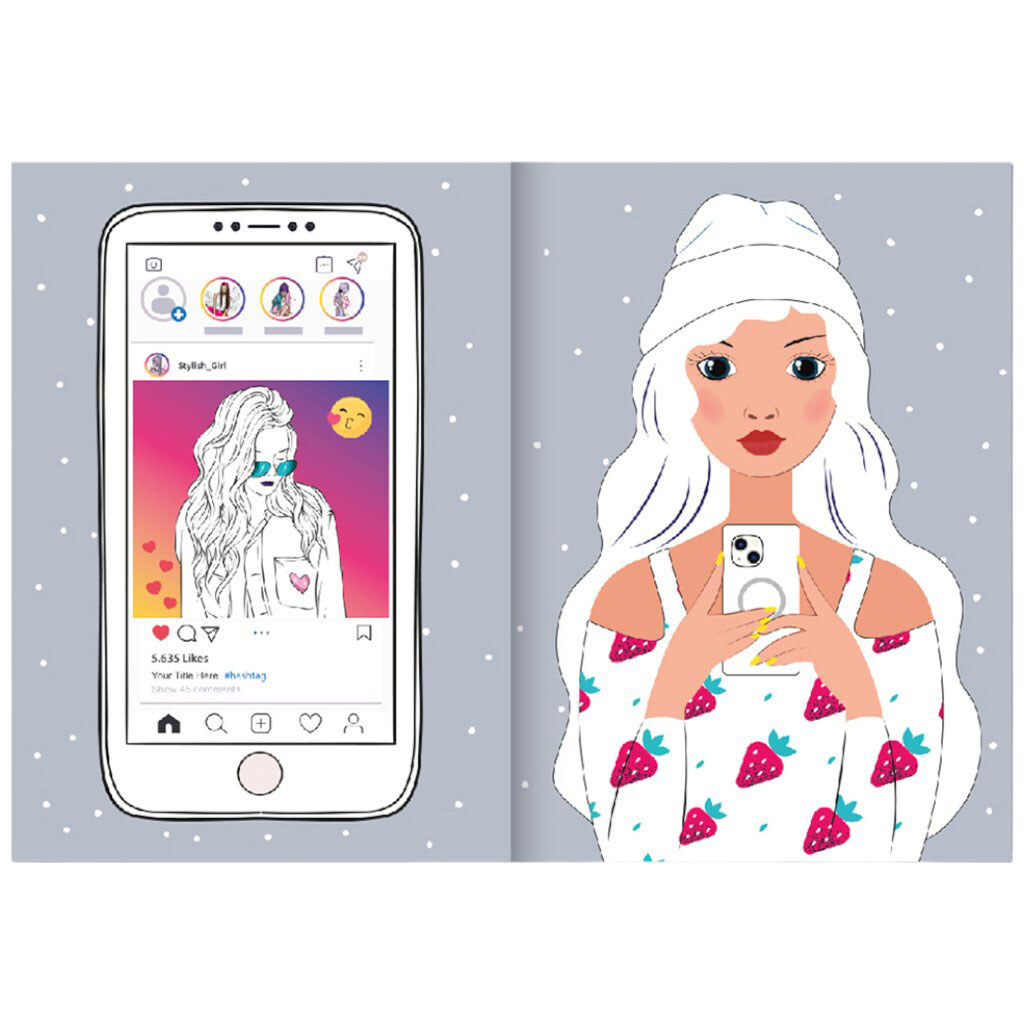 Книга-раскраска детская издательство LiziSTAR серия "Dream&Style", LiziSTAR - № 3 Книга-раскраска детская издательство LiziSTAR серия "Dream&Style", LiziSTAR - № 3