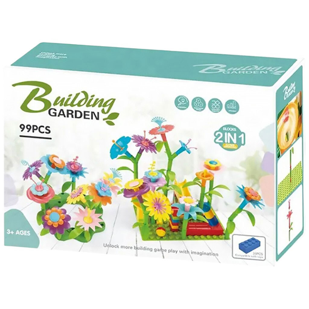 Конструктор дитячий пластиковий "Квіткова композиція" - № 1 Конструктор дитячий пластиковий "Квіткова композиція" - № 1