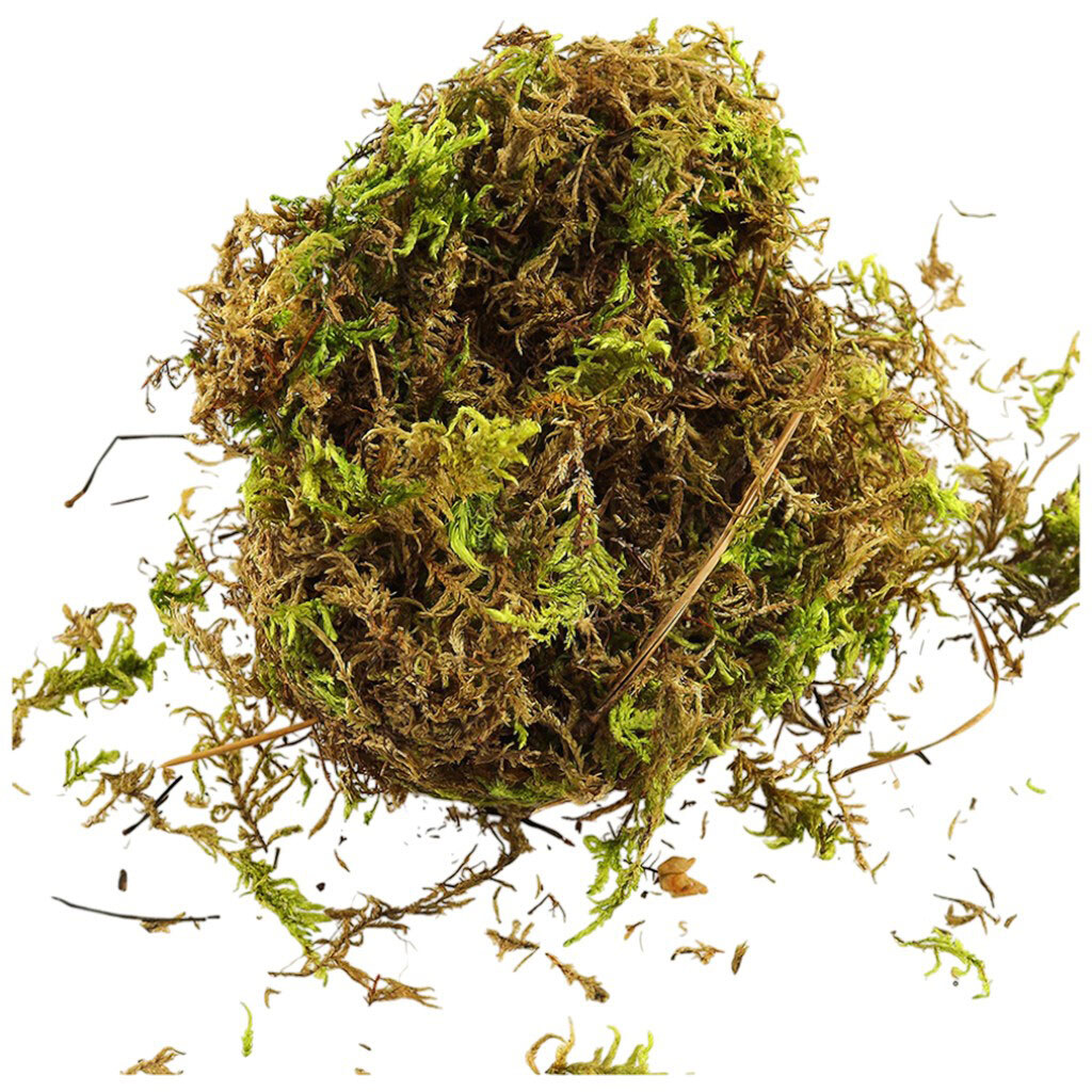 Мох сфагнум для субстратів висушений "Зелене поле", 0,9 л - № 2 Мох сфагнум для субстратів висушений "Зелене поле", 0,9 л - № 2