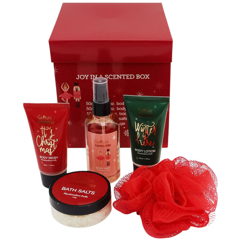 Набір для догляду зі тілом косметичний подарунковий 5 предметів - № 1 Набір для догляду зі тілом косметичний подарунковий 5 предметів - № 1