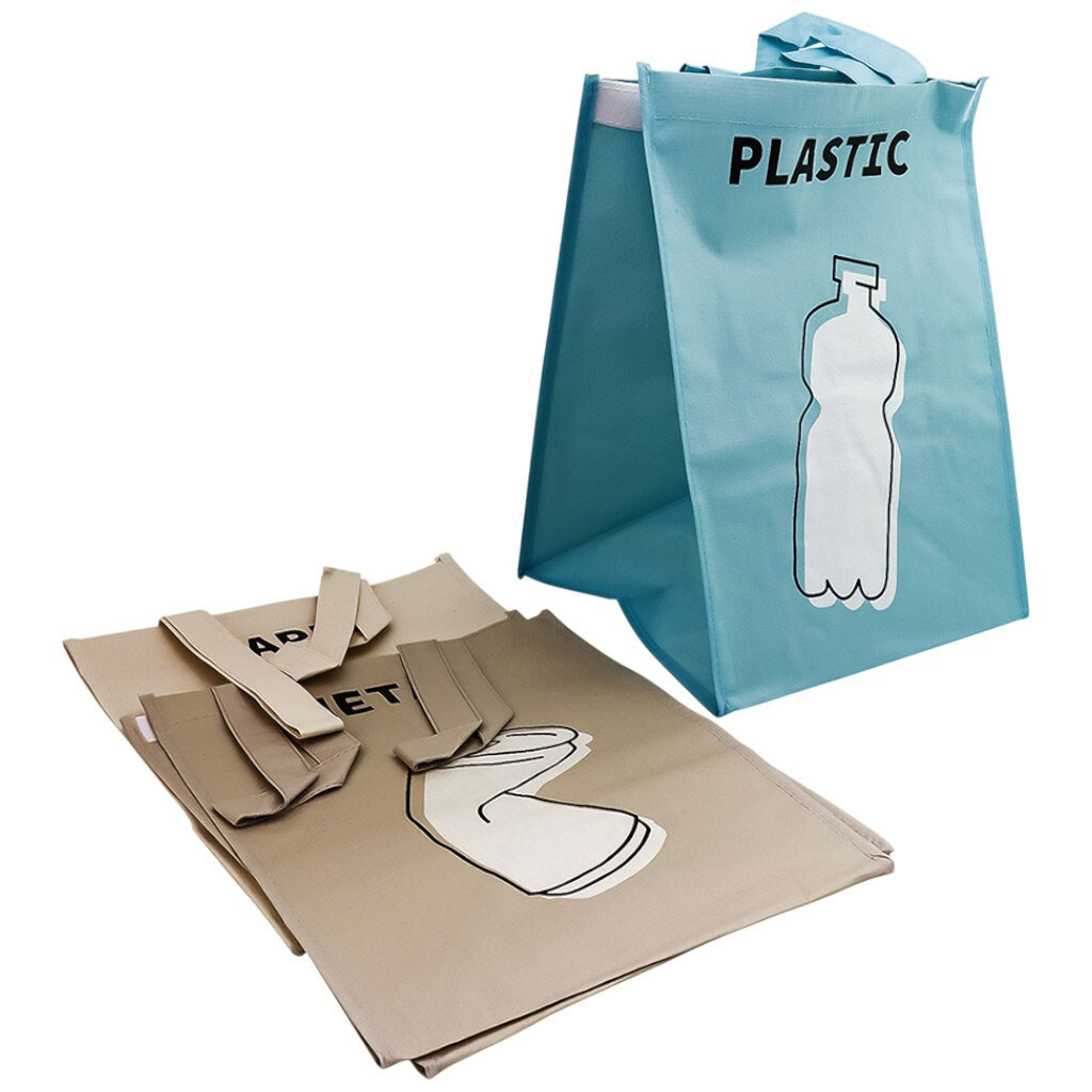 Набор мешков для сортировки мусора с ручками - № 2 Набор мешков для сортировки мусора с ручками - № 2