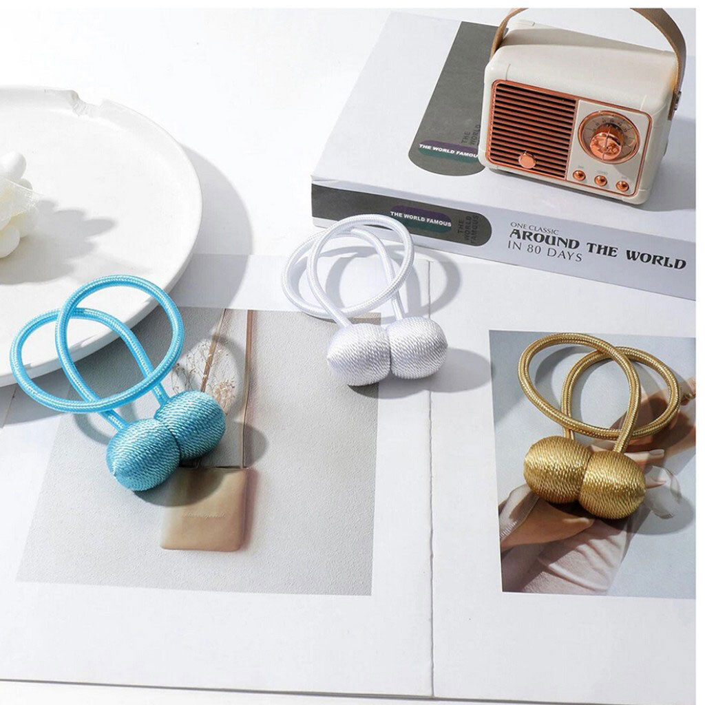 Набір тримачів для штор магнітних кольорових, 2 шт - № 3 Набір тримачів для штор магнітних кольорових, 2 шт - № 3