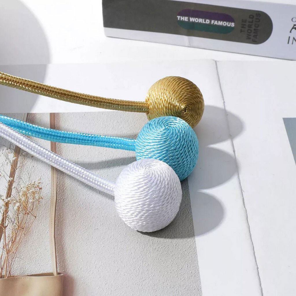 Набір тримачів для штор магнітних кольорових, 2 шт - № 4 Набір тримачів для штор магнітних кольорових, 2 шт - № 4