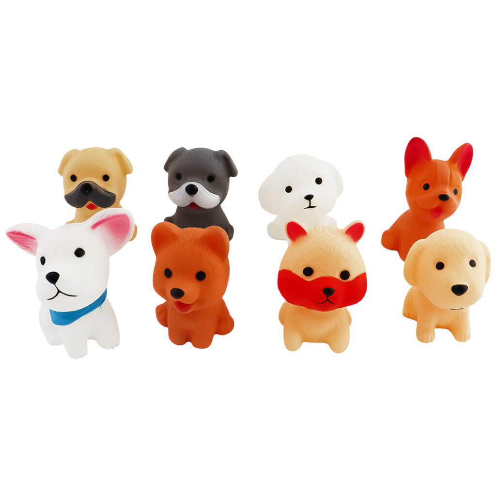 Набор фигурок игрушечных "Песики", 8 шт., Baby Toys - № 1 Набор фигурок игрушечных "Песики", 8 шт., Baby Toys - № 1