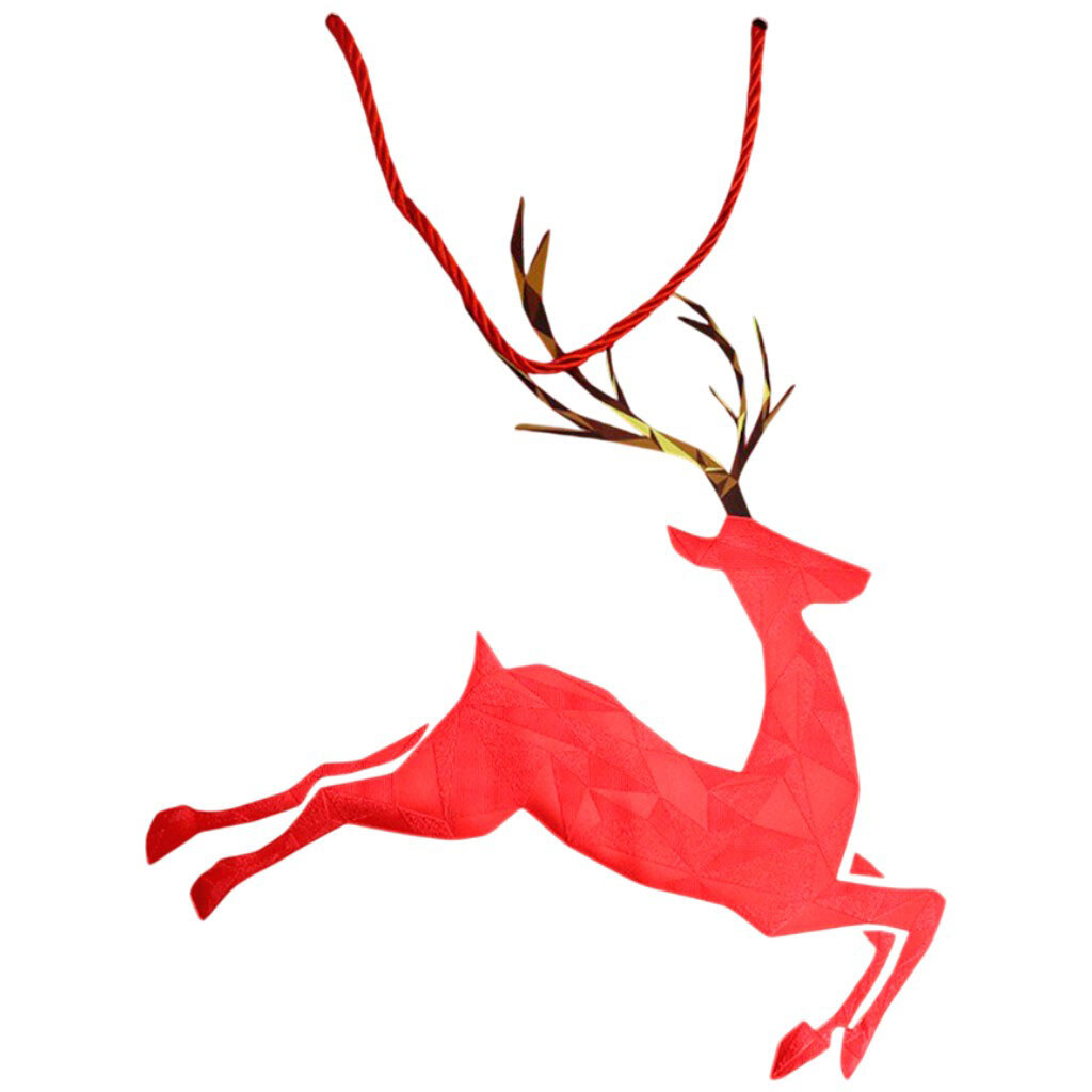 Пакет подарунковий паперовий "Різдвяний", червоний, 31х40х12 см - № 1 Пакет подарунковий паперовий "Різдвяний", червоний, 31х40х12 см - № 1