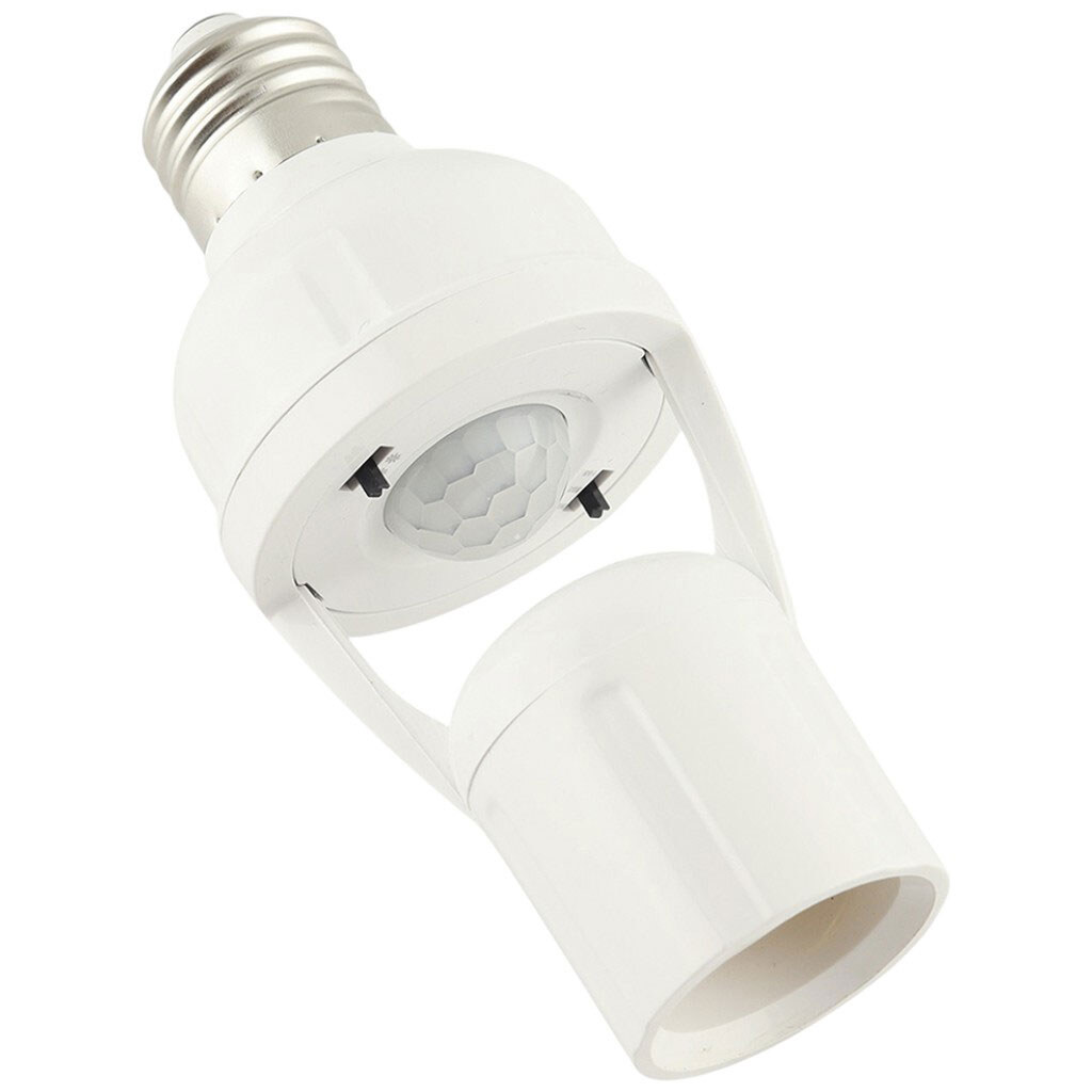 Патрон электрический с датчиком движения ЕВРОСВЕТ SE27-01 белый - № 1 Патрон электрический с датчиком движения ЕВРОСВЕТ SE27-01 белый - № 1