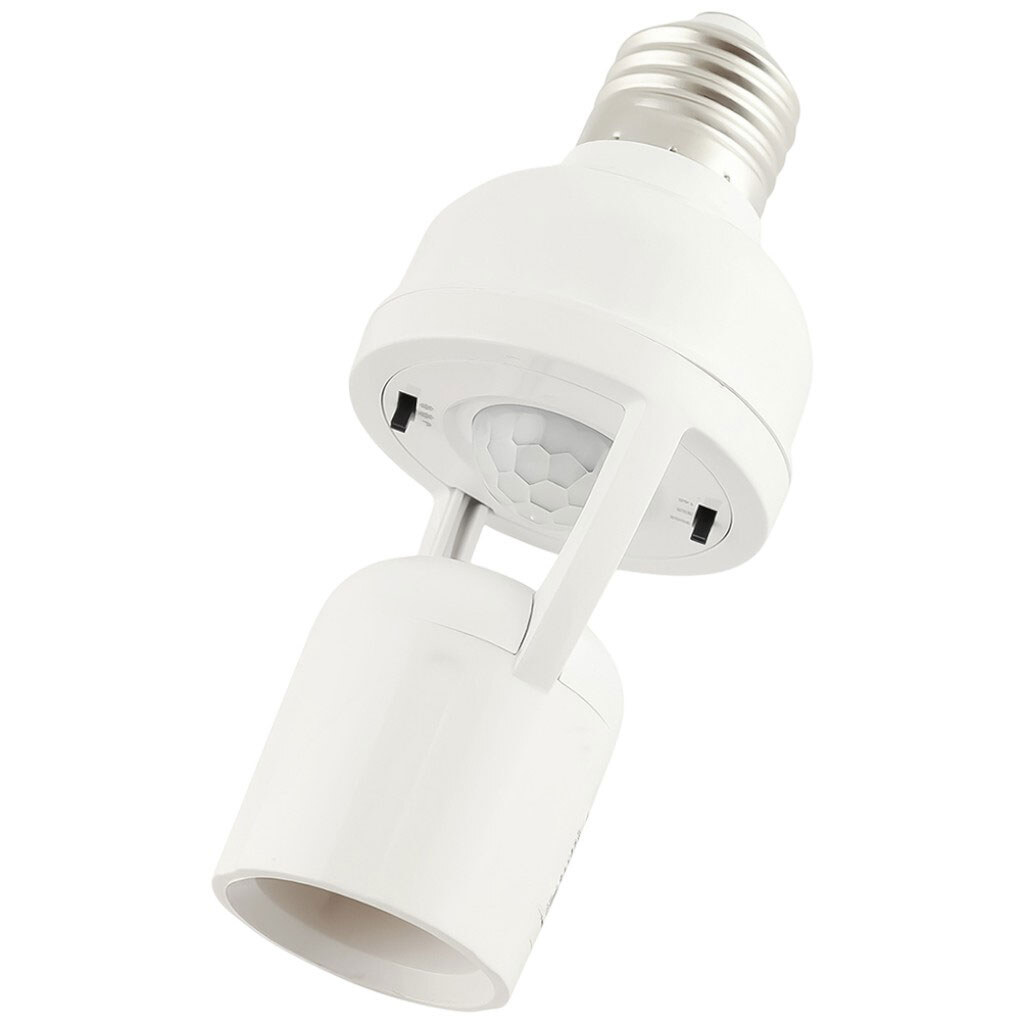 Патрон электрический с датчиком движения ЕВРОСВЕТ SE27-01 белый - № 3 Патрон электрический с датчиком движения ЕВРОСВЕТ SE27-01 белый - № 3