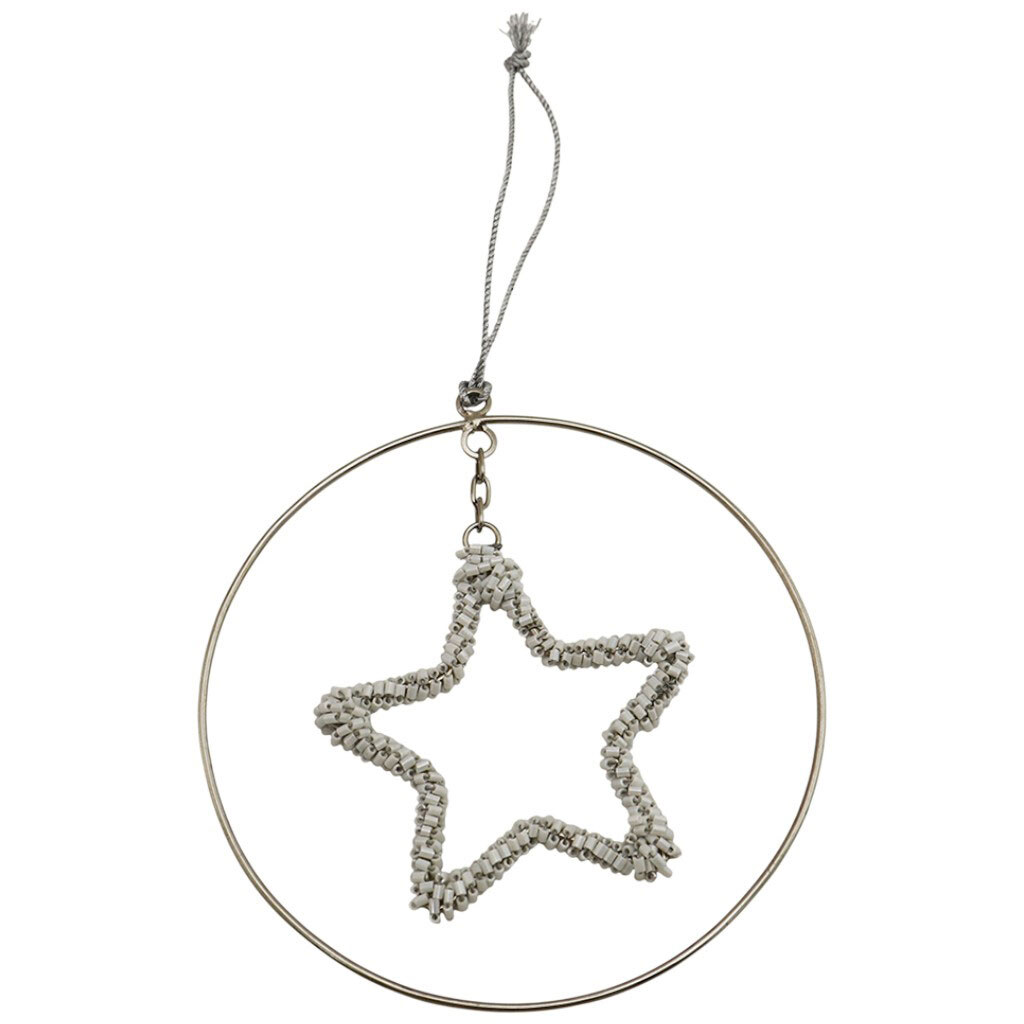 Прикраса ялинкова фігурна з бісеру H&S в асортименті, H&S - № 1 Прикраса ялинкова фігурна з бісеру H&S в асортименті, H&S - № 1