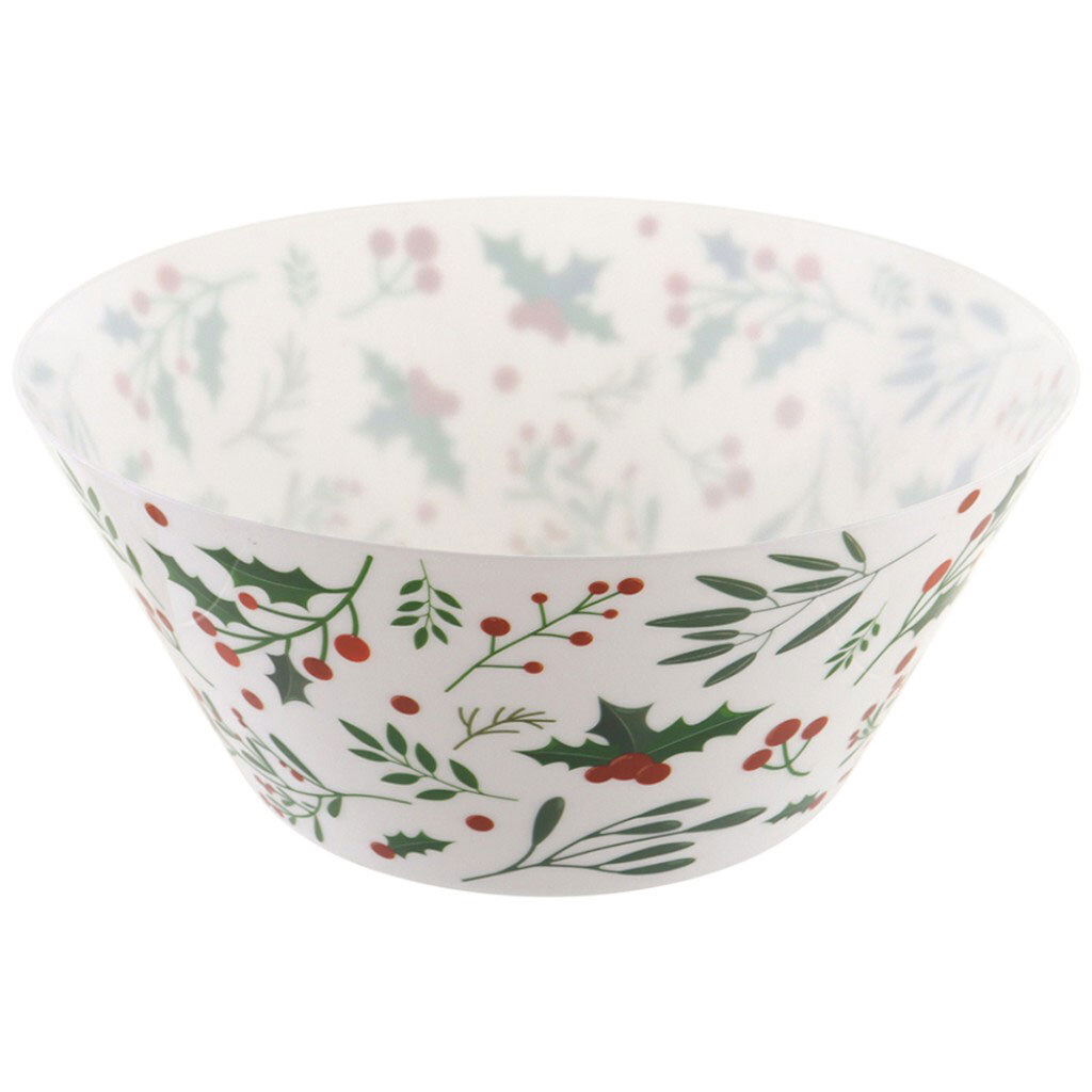 Салатник пластиковый Almo с рождественским узором, 25х11 см - № 2 Салатник пластиковый Almo с рождественским узором, 25х11 см - № 2